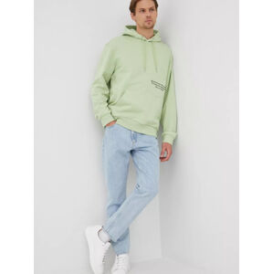 Calvin Klein pánská světle zelená mikina. - XL (L99)